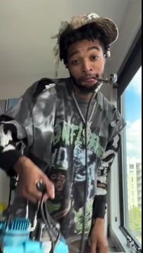 Skull Graffiti Casual Street Hoodie